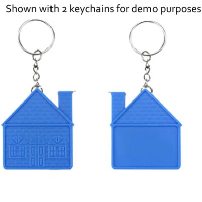 House Shape Tape Measure Keychain Thumbnail